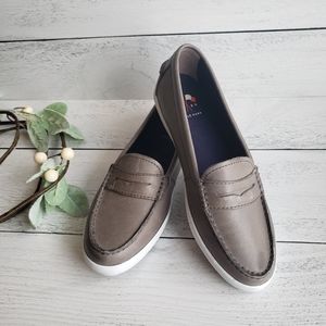 Cole Haan loafers sneakers slip on gray 7